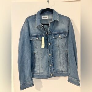 Zadig & Voltaire Kase Denim Jacket in color Lt. Blue size Small NWT